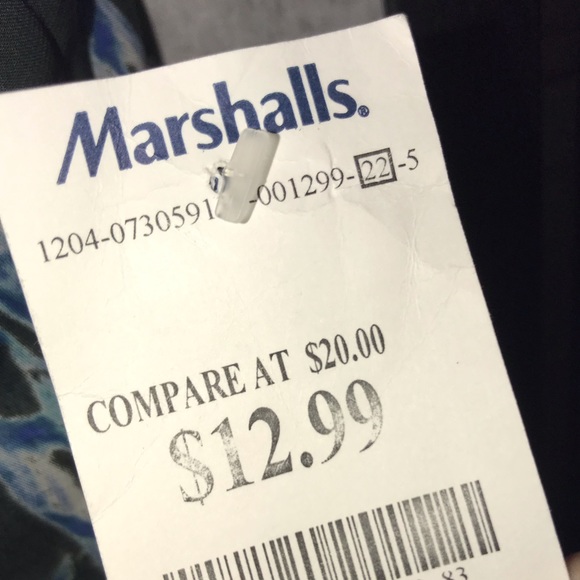 Blue Patterned Flowy Tank Top Dress - Picture 5 of 5